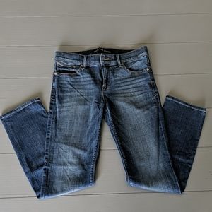 NWOT Express Performance Stretch Skinny Mid Rise Jeans Short Length Size 4 Short